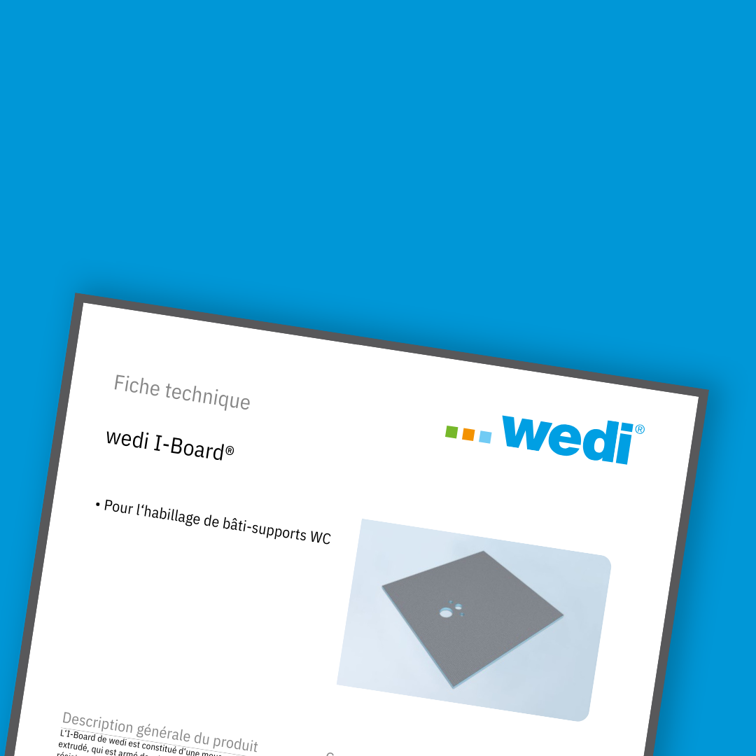 FIches techniques des produits wedi
