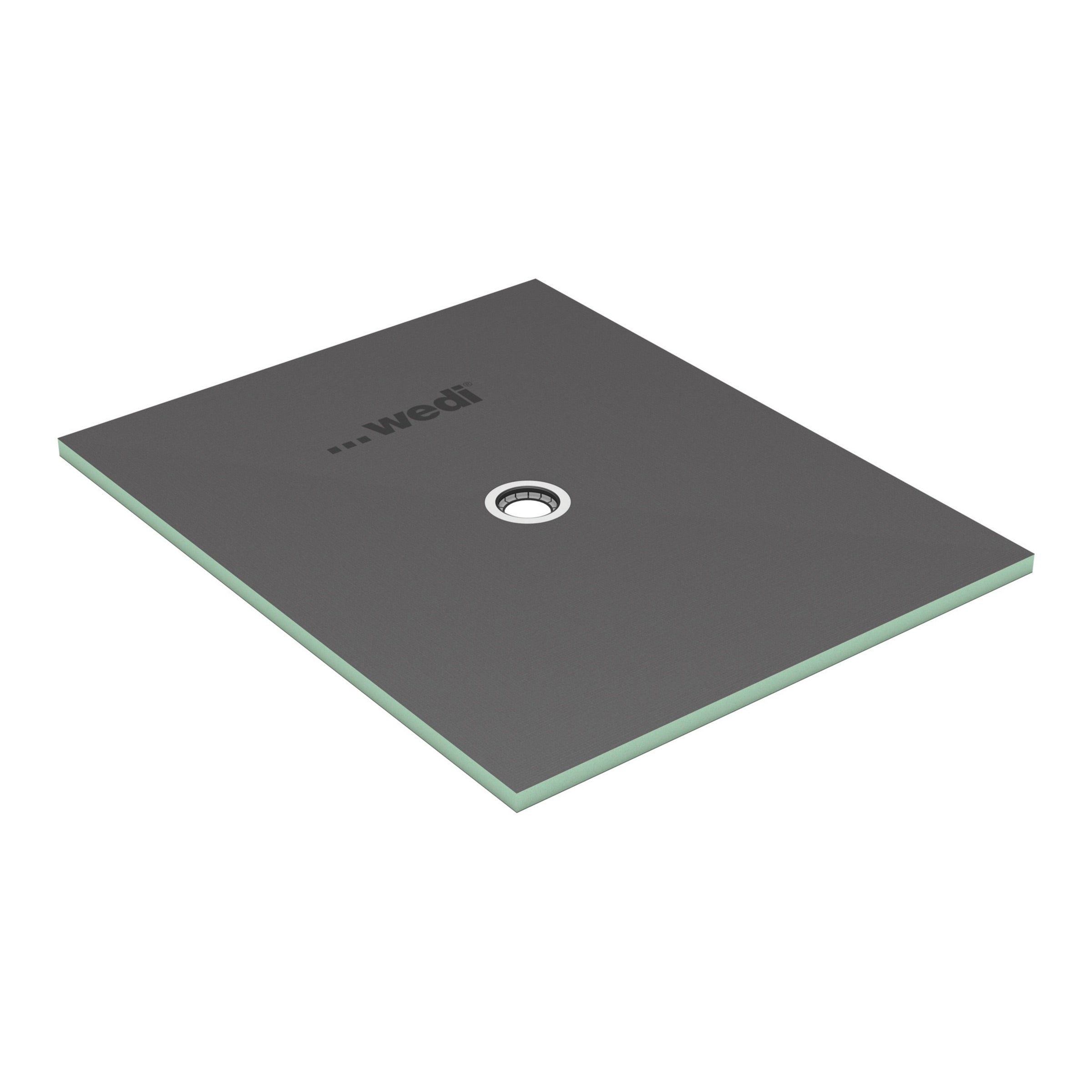 Fundo Solido receveur de douche, écoulement centré, rectangulaire