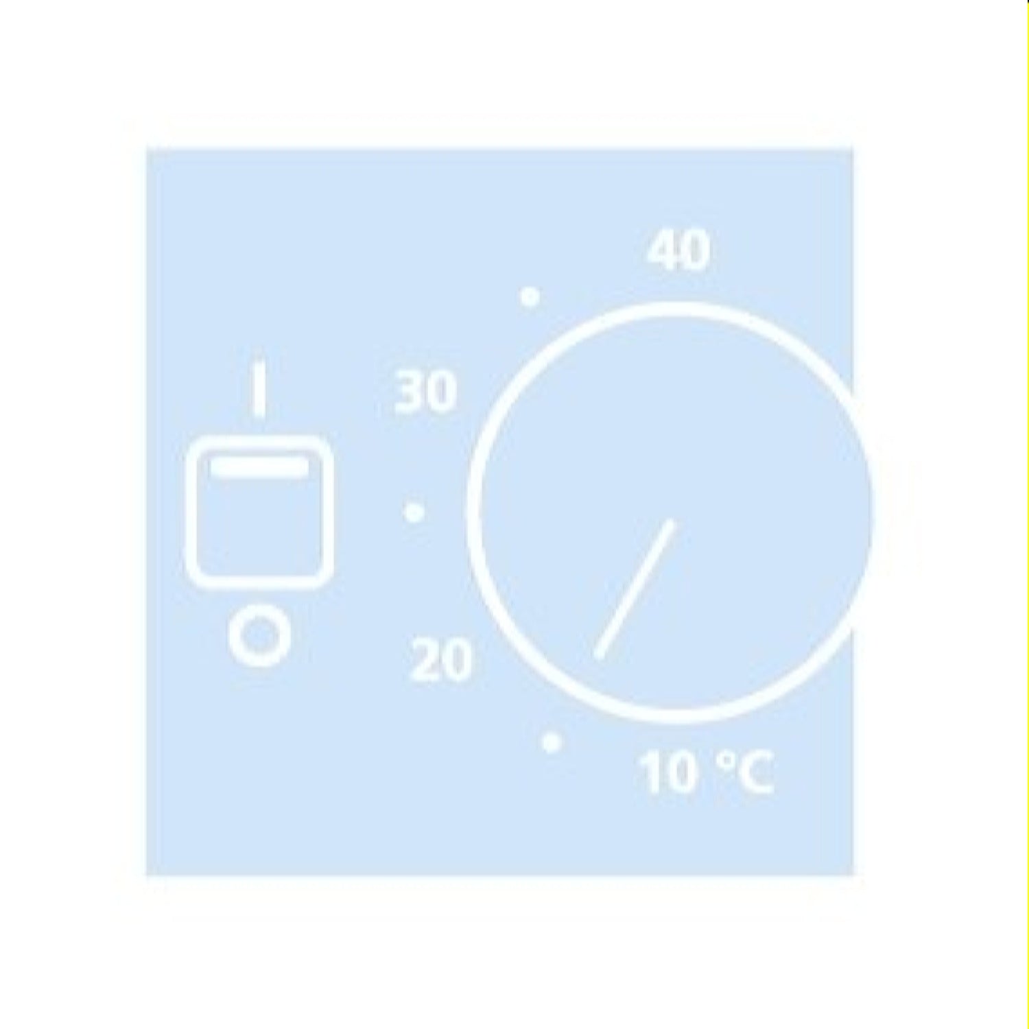 Boîtier thermostat pour chauffage électrique wedi Sanoasa pour transats Sanoasa