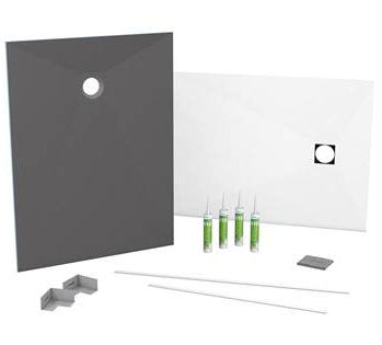 Kit receveur complet rectangulaire Fundo Top Slim-Kit